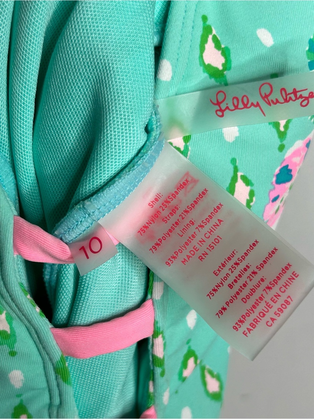 Lilly Pulitzer Jaspen One Piece Swimsuit in Oh Diamond Girl Print - Picture 8 of 9